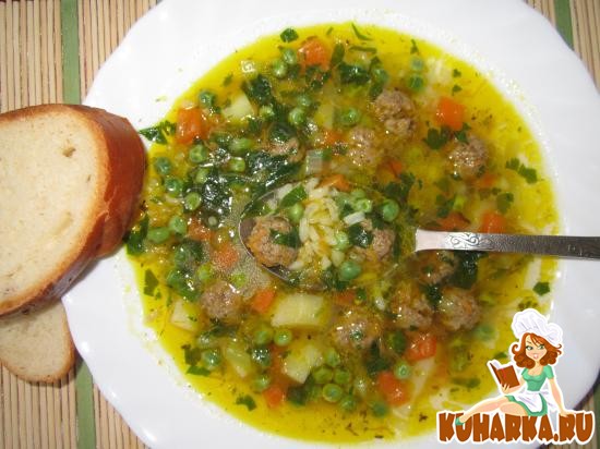 Рецепт суп гречневый с фрикадельками