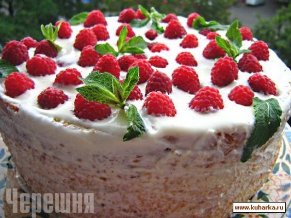 Малиновый Торт Рецепт С Фото Пошагово